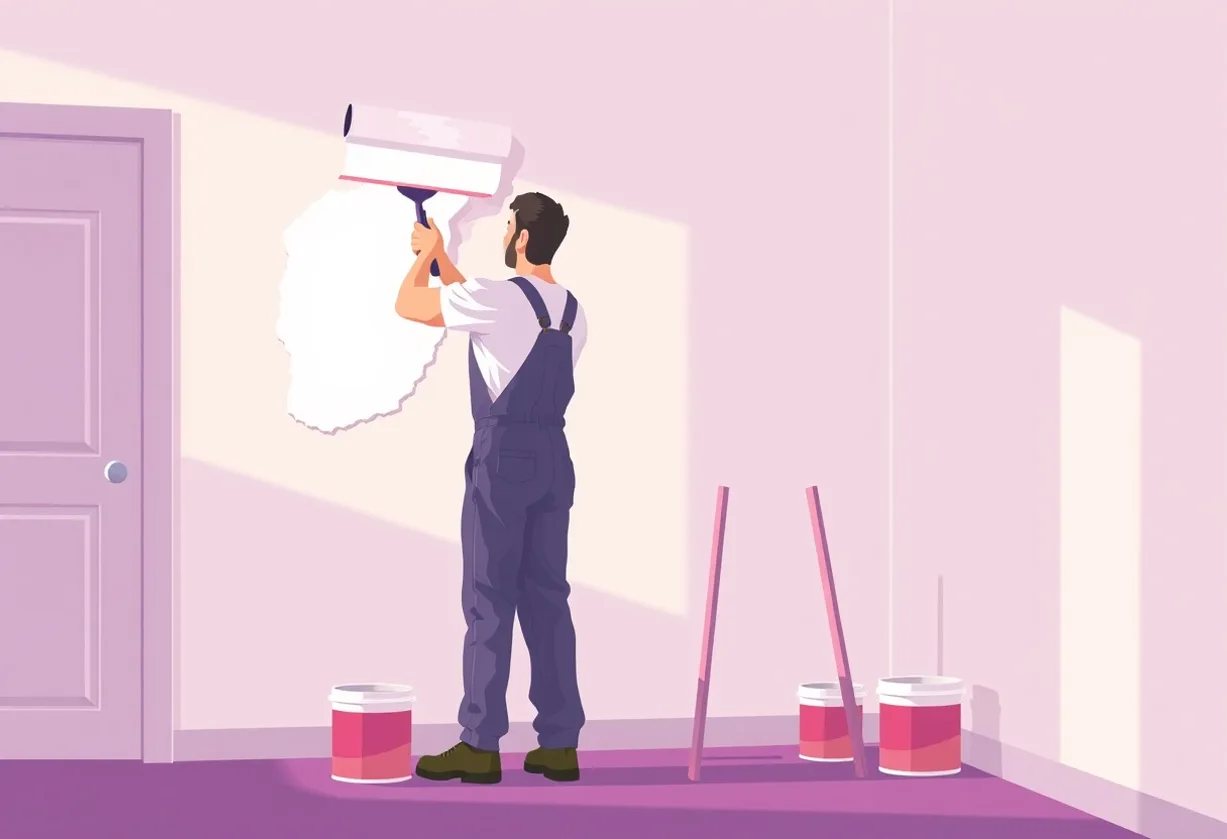 Peintre Arles 13104 en intervention sur un chantier